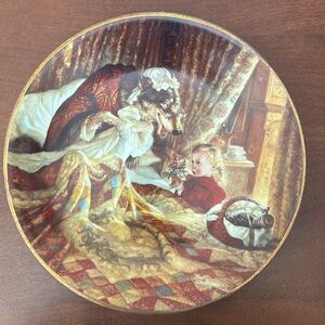LITTLE RED RIDING HOOD 8.5" Collector Plate Scott Gustafson Fairy Tale Series